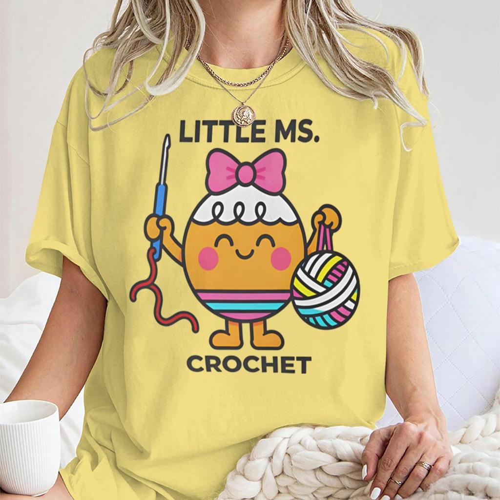 Crochet Lovers Graphic T Shirts Unisex Unisex Fun Short Sleeve Streetwear