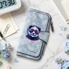 Cool Panda Print Wallet Fashion Casual Long Purse for Women Portable Multi Card Slot Zipper Pocket Handheld Bag