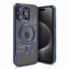 Etui do iphone 11 pro max magsafe obudowa wzmacniana granatowy case + szkło