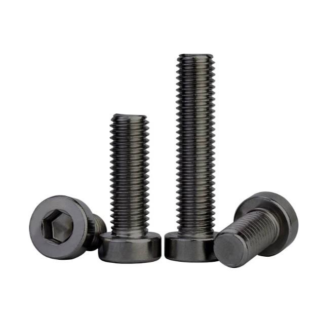 Low-Profile Black Oxide Hex Socket Cap Screws – Grade 8.8, DIN7984, M5