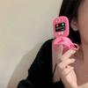 Cute Kawaii Cellphone Model Flip Mirror Silicone Earphone Case for Airpods 4 3 1 Pro 3 2 Air Pods Pro2 Pro3 Headphone Cover