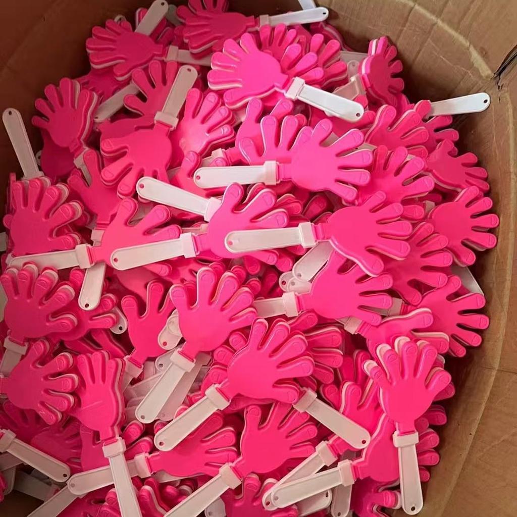 Eco-friendly Thickened Plastic Hand Clapper for Cheering and Performance