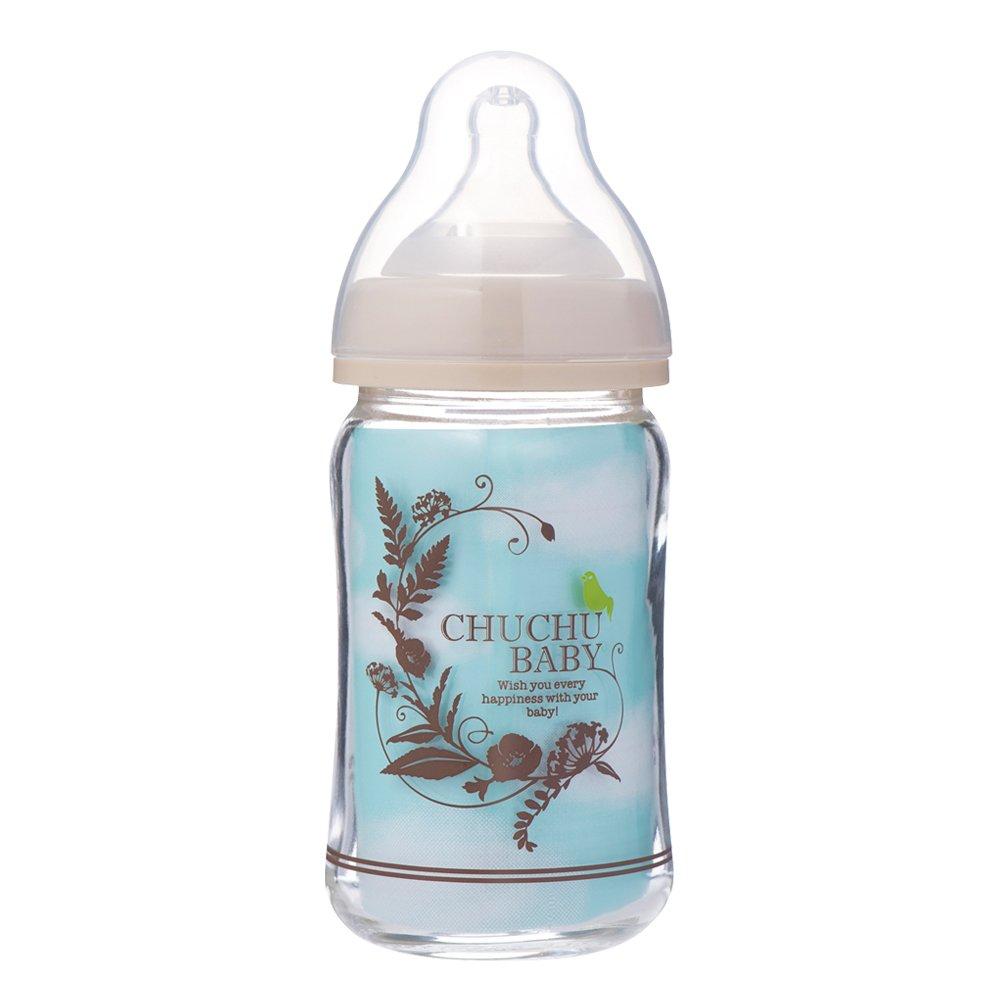 

Chuchu Baby Mamakawa Wide Mouth Glass Baby Bottle, 160ml