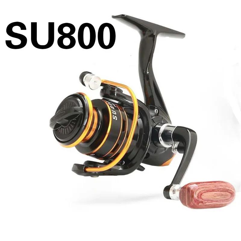 Mini 800-serien Liten spinnfiskesnelle Ultralett metallspole 5 kg maks bremsekraft Vinter isagn Saltvann Ferskvann Hjul