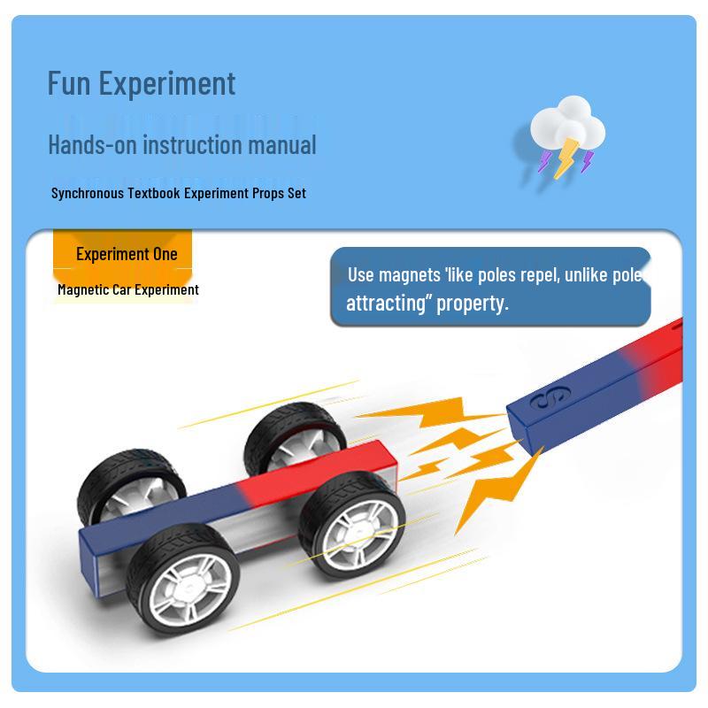 Horseshoe Bar Magnet Set for Student Science Experiments