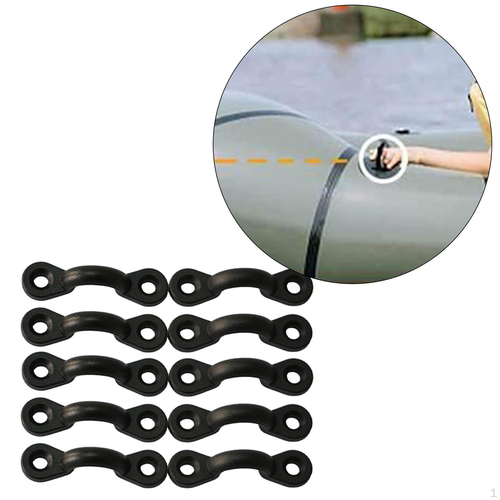 

Комплект из 10 проушин для каяка, петли для крепления палубы, премиум-класса, для чёрный