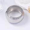 Europe and the United States Exaggerated Simple Fashion Smooth Surface Cold Wind Elastic Opening Bracelet Wide Surface Casual High Sense Jewelry