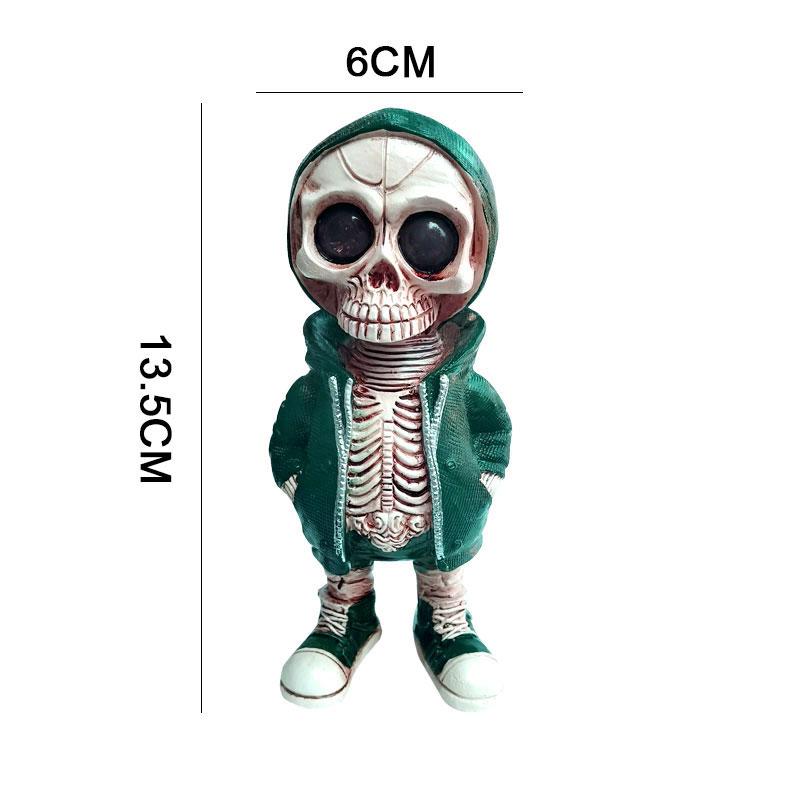 Creativity Skeleton Figurines Resins Characters Sculpture Miniatures Home Decoration  Halloween Decor Statue Accessories Gift
