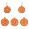 Pop Game Squid It Simple Dimple Popit Push Bubble Keychain Toys Pendant