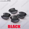 Glossy Black Exterior Car Door Handle + Bowl Cover Trim For Honda Civic 2006-11