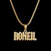 Goxijite Custom Butterfly Heart Name Removable Pendant Gold Color Stainless Steel Heart Nameplate Necklaces For Women Kids