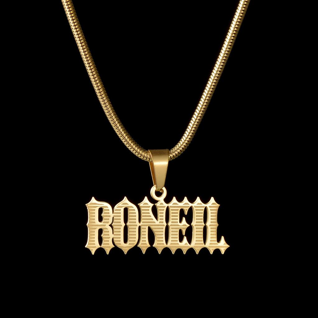 Goxijite Custom Butterfly Heart Name Removable Pendant Gold Color Stainless Steel Heart Nameplate Necklaces For Women Kids