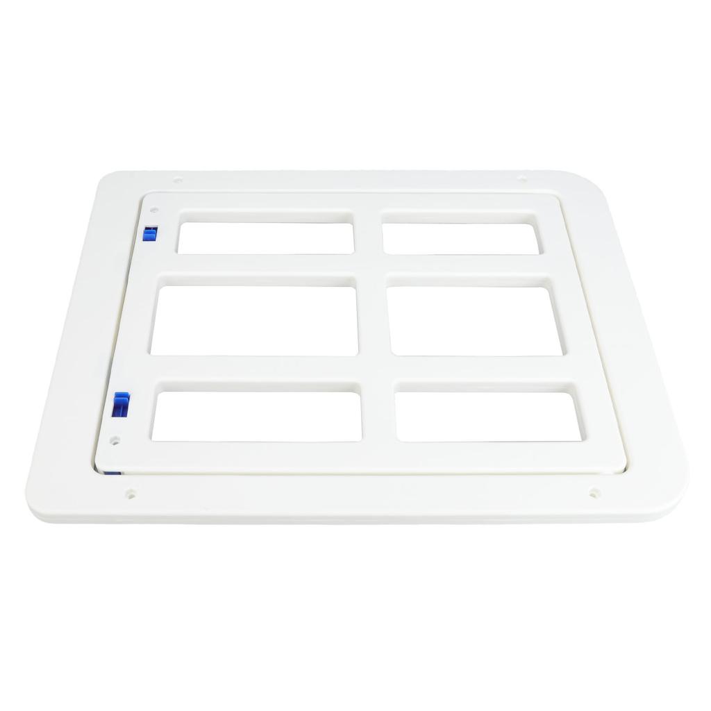 Porta per Cani Addensata in ABS Repellente per Zanzare Doppia Magnete Chiusura a Ventosa Porta a Rete per Animali Domestici Bloccabile con Viti