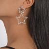 European & American Style Rhinestone Star Multi-layer Fashion Earrings