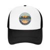 Fashion Boundary Waters Canoe Area  Ely  Minnesota  Mesh Baseball Cap  Literary Style Brand Unisex Caps