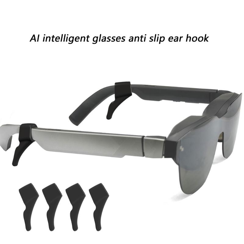 2Pair Universal Eyeglass Ear Grips AntiSlip Ear Hook for Air4 /Onepro Glasses Secures Fit During Movement Extended Use