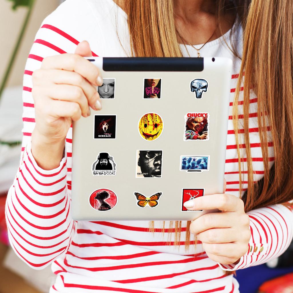 50PCS Classic Horror Movies Graffiti Stickers for Bicycle Hand Account Pencil Case Decals BulingBulingStickers Store