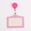 Women Man Bank Credit ID Card Holders Bus Identity Badge Protector Cover Bus Card Covers with Retractable Reel Office Supply