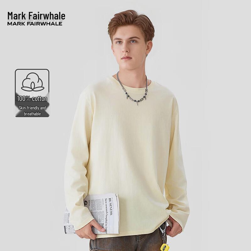 Mark Fairwhale Men's Heavyweight Cotton Long Sleeve T-Shirt