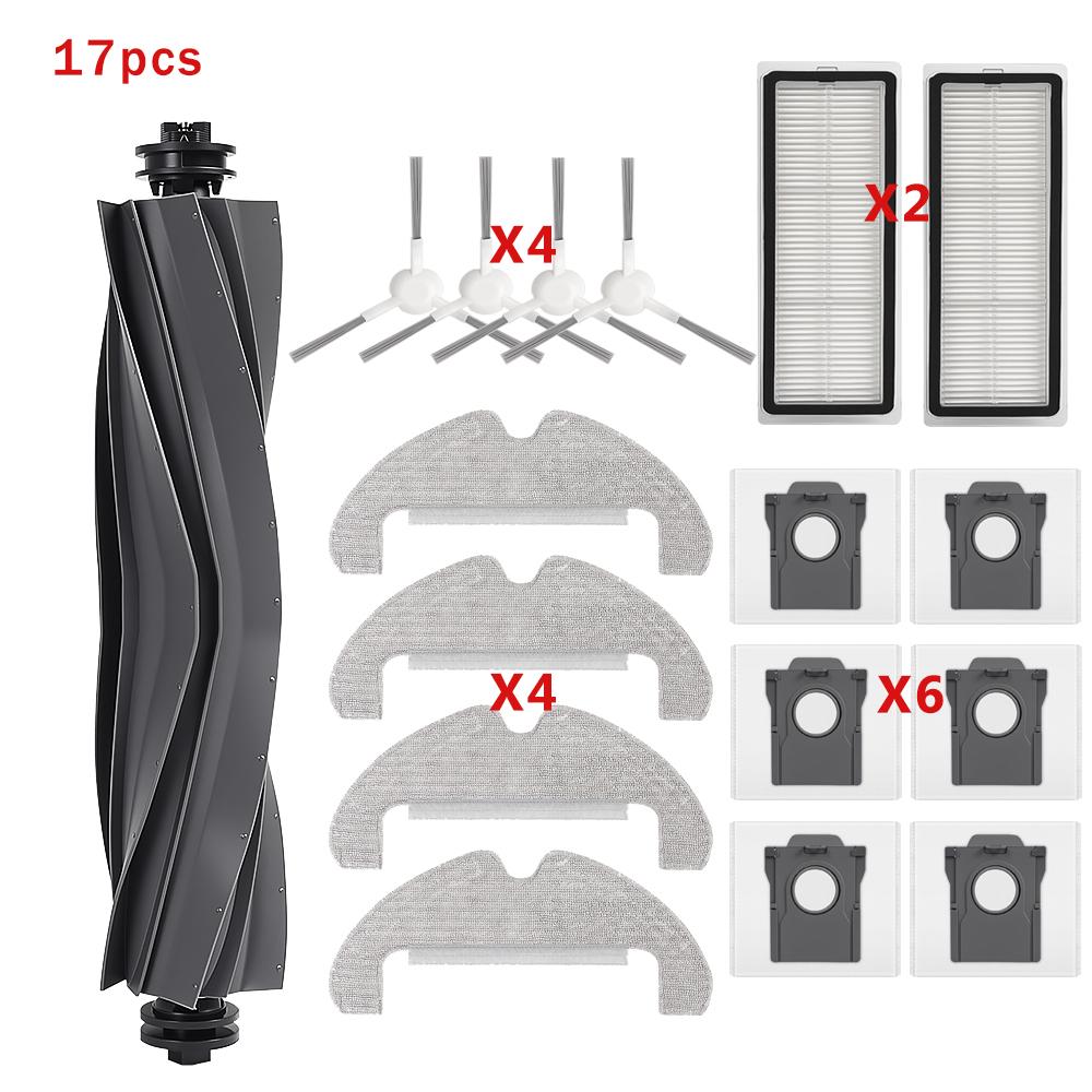 For Dreame D11 Plus Gen 1 RLD11GD Robot Vacuum Cleaner Accessories Parts Main Brush Side Brush Hepa Filter Mop Cloths Dust Bags