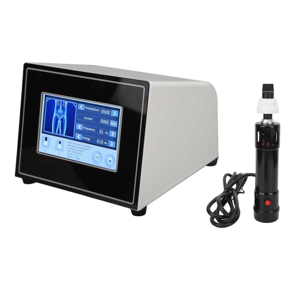 Shockwave Therapy Machine Adjustable Soreness Relief ED Treatment Shock Wave Machine 100‑240V Black