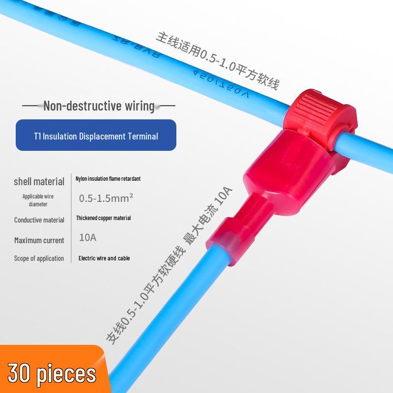 T-Typ Zerstörungsfreier Schnellverbinderklemme für Haupt- und Abzweigleitungsverbindungen