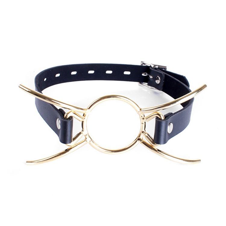 Esclave Crochet de Nez Pince Nez Fétichisme Fixation Orale Bâillon Araignée Bouche Ouverte Harnais Bondage Tête en Cuir Bâillon Fellation Jouet Érotique SM