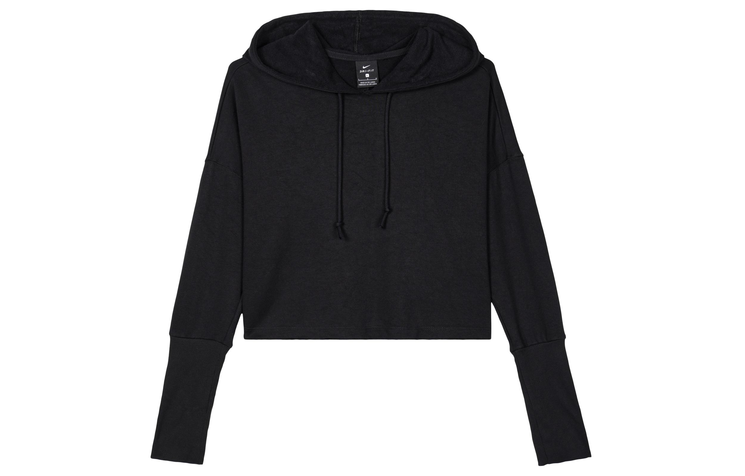 

Nike Sweatshirts Women s Black Hooded Moderate Regular CJ3815-010 M