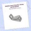 6xStainless Steel Z Shape Corner Bracket, Trapeziform Fixing Connector, Furniture Support 2.5*3*3cm