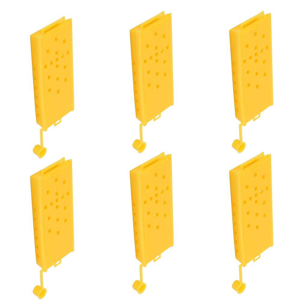 20Pcs Queen Bee Cages Yellow Plastic Capture Box Beekeeping Transport Tool Beekeeper Equipment