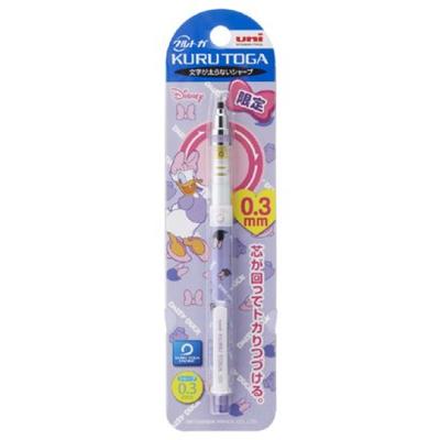 Limited Edition Mechanical Pencil DISNEY "Kurutoga" 0.3mm [Daisy Duck/DI Purple]