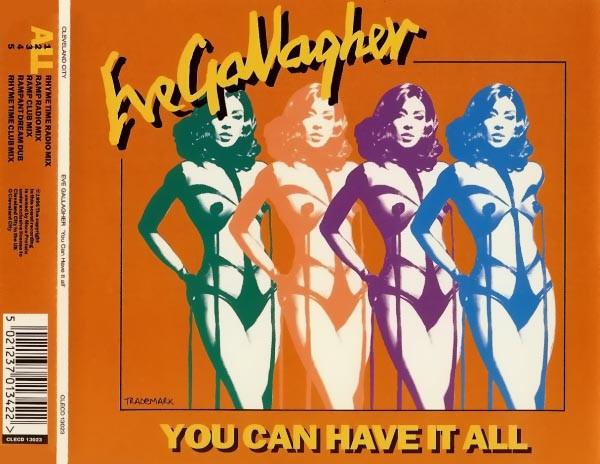 CD EVE GALLAGHER You Can Have It All CLECD13023 Cleveland City 1995 Великобритания Танцевальная Электроника Б/У