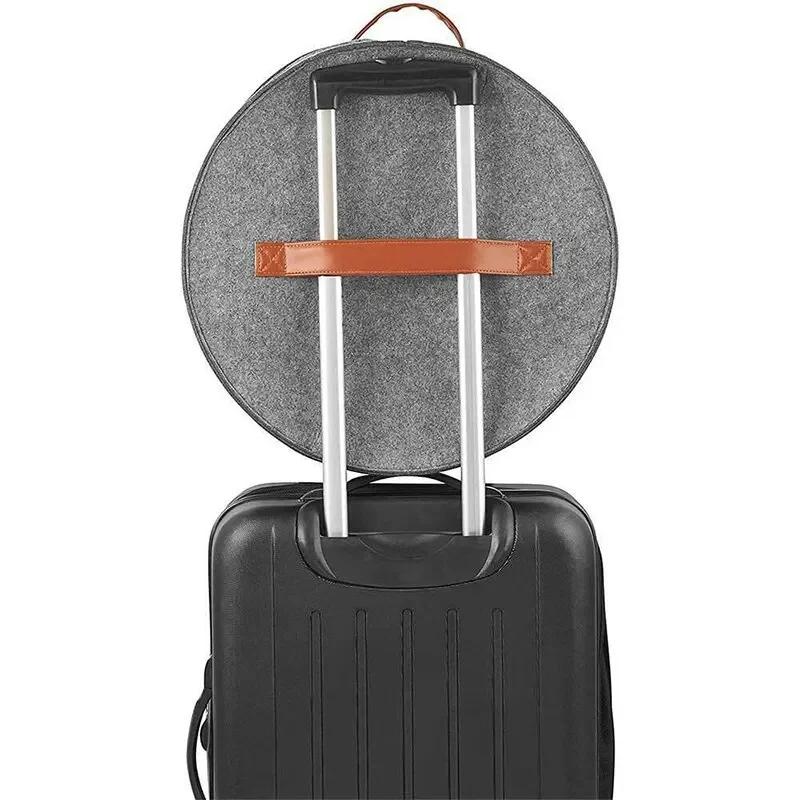 Large Capacity Storage Box with Zippered Lid Multi Function Hat Storage Bucket Clothes Travel Case Storage Bins