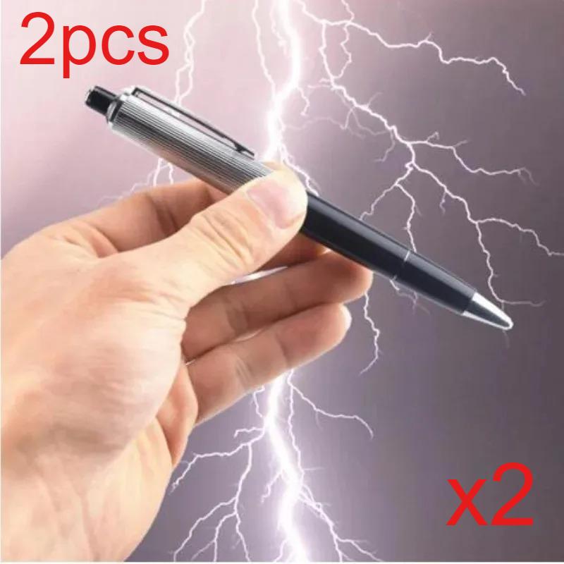 

Ручка-розыгрыш с электрошоком - Безопасный розыгрыш со статическим электричеством, подарок-кляп для офиса/вечеринки, новинка, игрушка для шуток с реалистичной вибрацией