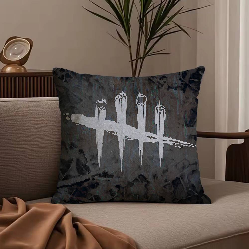 Games D-Dead b-by d-Daylight Pillow Case Anti-dustmite Pillowcase Invisible zipper silky short plush Sofa cushion cover