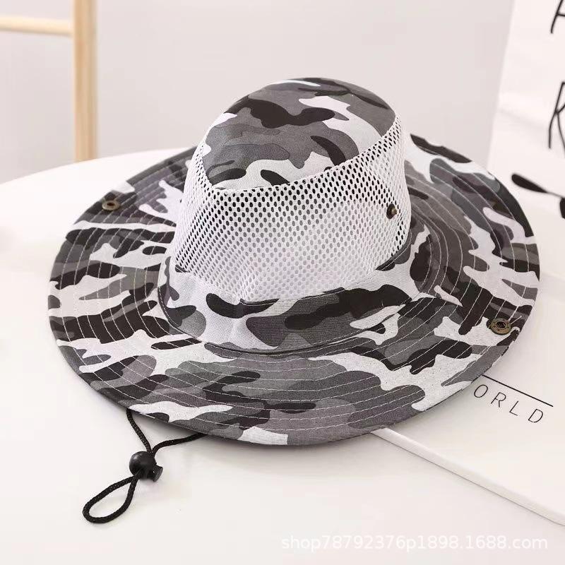 Hot Sale Military Bucket Hats - Bulk UPF50+ Camo Caps for Outdoor Sports