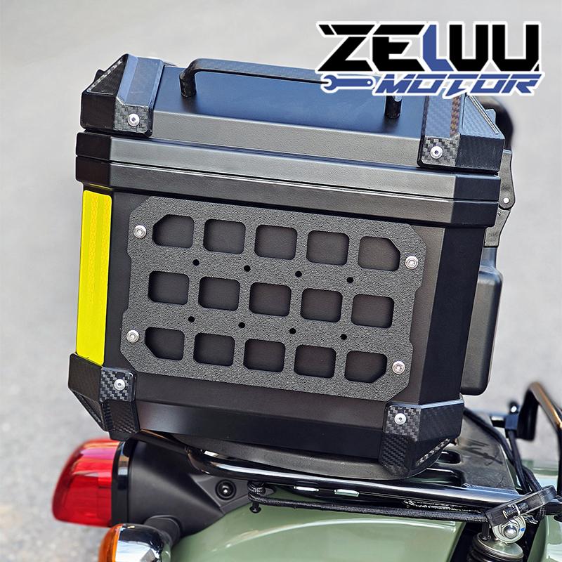 Motorcycle Molle Panel For Trunk Storage Aluminum Alloy Waterproof Tactical Universal Side Box Organizer Modular Storage