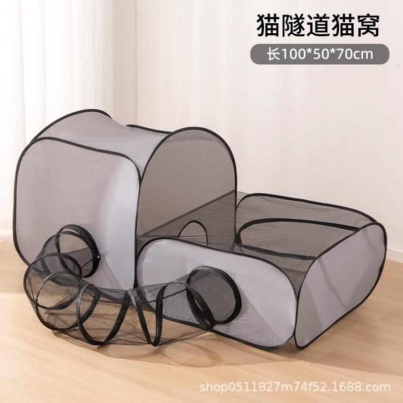 

Square Cat Tunnel Cat Nest Fence Super Large Pet Delivery Room Breathable Removable Washable Collapsible Pet Cage Supplies