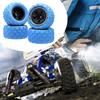 4Pcs 12mm Hex RC Wheel Tires Set Swamp Claw Mud Terrain Tires RC Wheels and Tires for 1/14 1/16 RC Car Crawler Truck Accessories