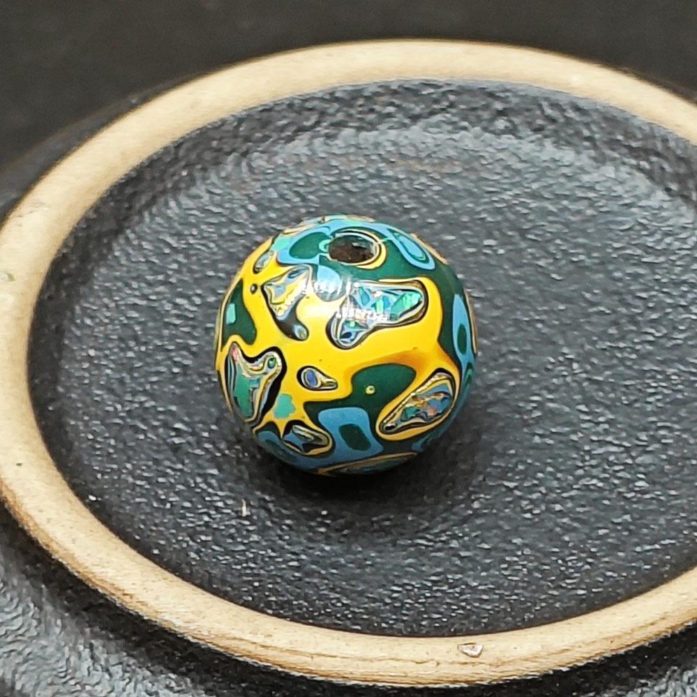 Inlaid Opal Craft Beads - Lacquer Plant DIY Jewelry - Buddhist Bracelet Beads 1mm