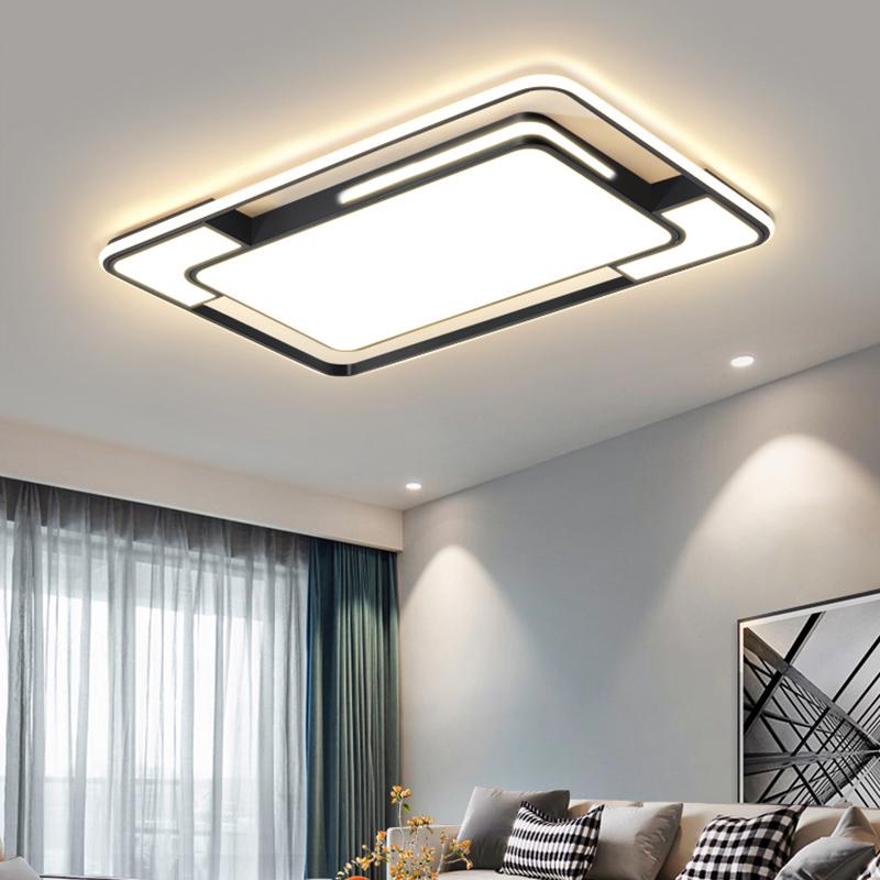 Modern Minimalist Living Room Ceiling Light Square Creative LED Ceiling Light Bedroom Lighting Indoor Restaurant Home Decoration