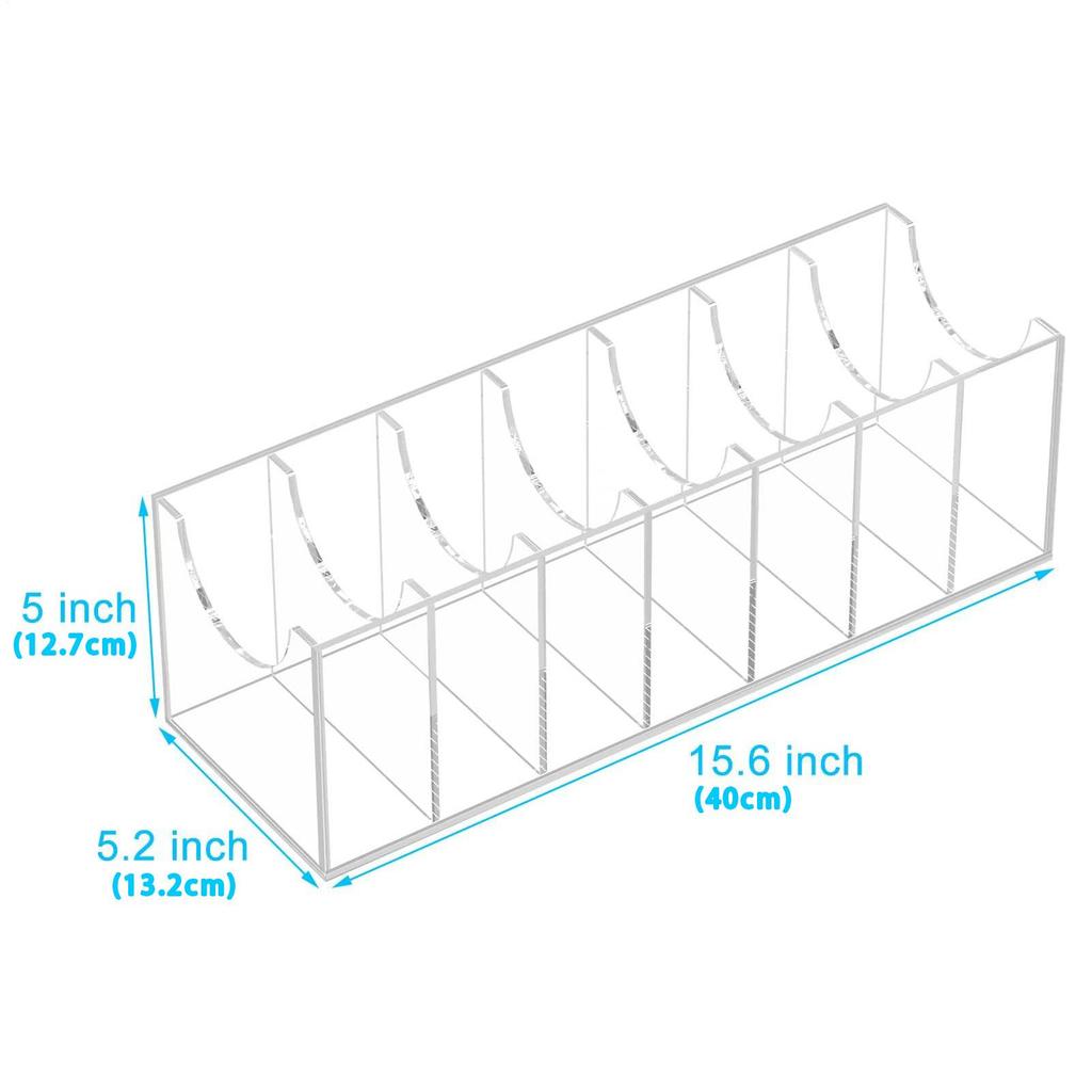 Grid Belt Organizer,Acrylic Belt Storage Holder for Closet,Display Case For Belt, Bow Tie, Jewelry, Watch, Desktep Organizer