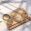 26.5*20*1cm Jewelry Making Bead Board Wood Color DIY Bead Board  For Handcraft