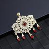 Přívěsek Dámský šperk na dvojí použití Wedding Bijoux Gold Color Crystal 2023