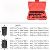 17Pcs Clutch Alignment Tool Set, Clutch Hole Corrector for Manual Transmission Flywheel Coupling Installation Repair