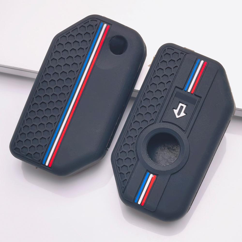 Key Fob Cover for BMW R1250GS R1200GS Motorrad Adventure F750GS F850GS F900R F900XR Anti-Scratch Surface Shockproof Structure Soft Grip Texture