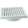 100/125/150mm Lüftungsabdeckung Lamellenkanal Deckenlüftungsgitter Abdeckung Heizungs-Kühlungs-Ventilator-Gitter Weißer Kunststoff