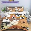 3pcs Cute-Dogs Bedding Set, Ideal for Home Use, Suitable for Bedroom Decor (1*Duvet Cover + 1/2*Pillowcases, No Core) yy250821227