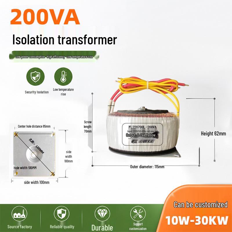 Versatile 1000W Power Transformer: Converts 230V/220V To 24V/36V/48V/60V/110V