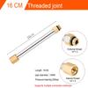 Car Washing Machine High-pressure Stainless Steel Extension Rod To Extend The Length Of Water Gun Spray Cleaning